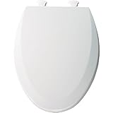 木製成形便座 細長タイプ お掃除・交換が簡単な蝶番つき Elongated 1500EC000 1