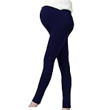 Mille Ti Rana マタニティ カラフル レギンス スキニー 9分丈 レディース (ネイビー)