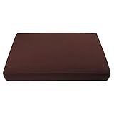 My Blankee Organic Cotton Jersey Knit Crib Sheet -Brown 28x52x9 drop by My Blankee