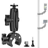 Insta 360 X5/X4/X3/ONE X2/ONE X用クリップマウント・スーパークランプ 360°回転 角度調整 自転車・バイク ハンドルバークランプ・GoPro用 アクセサリー