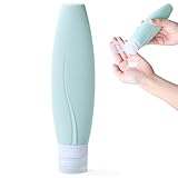 【ヨシツヤマ】 2025年製 詰め替えボトル シャンプー 旅行 便利グッズ フリップトップ トラベル 150ml 選べる３色 選べる本数 (グリーン×グレー)