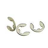 IZTOR 200Pcs Stainless Steel 304 E Clip Snap Ring M5 Retaining Ring Washers Circlip C Clip DIN 6799
