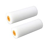 BESTOMZ ローラーセット　ペイントローラー 塗装 塗料 絵画　壁装飾　DIY レッド 4インチ （2個）