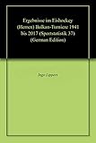 Ergebnisse im Eishockey (Herren)Balkan-Turniere 1941 bis 2017 (Sportstatistik 37) (German Edition)
