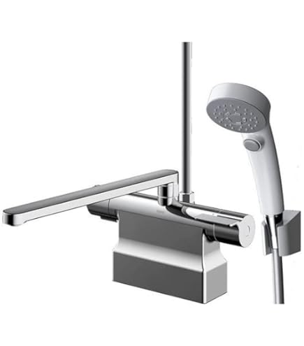 Amazon | KVK デッキ形サーモスタット式混合栓 190mmパイプ付