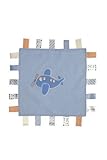 Slumbersac SlumberTag Baby Comforter Blanket (30 x 30 cm, Planes and Trains) by Slumbersac