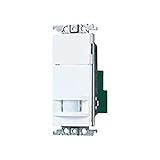 パナソニック:壁取付熱線センサ付自動スイッチスイッチ(子器) 型式:WTK1911W