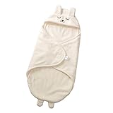 Kesoto ベビー　おくるみ　寝具　寝袋　新生児用　コットン　ふわふわ　柔らかい　出産祝い　全４色　 - 黄