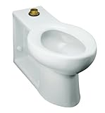 KOHLER K-4388-0 Anglesey Elongated Bowl with Integral Seat, White [並行輸入品]