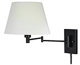 Vaxcel W0201 Chapeau Smart Lighting Swing Arm Wall Light, New Bronze Finish [並行輸入品]