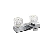 Ldr 012 4155 cp-ws 1.5 GPMクロムデュアルハンドルwithout Pop Up洗面所蛇口