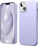 【elago】 iPhone13 対応 ケース 耐 衝撃 薄型 シリコン スマホケース 衝撃吸収 スリム 薄い シリコンケース カバー 耐衝撃 スマホカバー シンプル 携帯ケース [ Apple iPhone 13 / iPhone13ケース アイフォン13 / アイフォン13ケース 対応 ] SILICONE CASE パープル