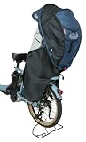 MARUTO(マルト) 自転車用 チャイルドシート シェル型レインカバー horo!(ホロ)-バージョン6 杢ネイビー D-5RG6-O