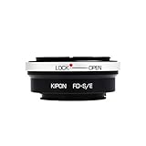 KIPON キポン マウント変換アダプター FD-NEX キヤノンFD用マウントレンズ – ソニー用NEX/α.Eマウントボディ用 008973 FD-S/E(FD-NEX)