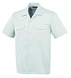 CO-COS コーコス 春夏用 エコ5IVEスター開襟半袖シャツ A6657 33シルバー LL