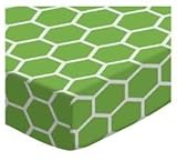 SheetWorld Fitted Cradle Sheet - Citrus Honeycomb - Made In USA by sheetworld