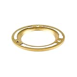 Oatey 43551真鍮クローゼットフランジ交換リング、3-inchまたは4インチ