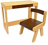 Na Kids スタディーセット KDS-1541 ダークブラウン 自発心を促す　ネイキッズ　スタディセット キッズテーブルセット ミニテーブル　学習机　お絵かき机