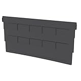 Akro-Mils 40818 Width Divider for 30818 and 30814 ShelfMax 8 Plastic Nesting Shelf Bin Box, Black, 6