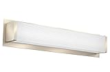 Lithonia Lighting fmvccl 48 in MVOLT 30 K 90 Cri BN m4 Contemporary円柱4-foot 3 K LED Vanityライト、つや消しニッ