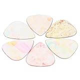 GLSTOY 6個 ギターピック ウクレレピック マンドリンピック ベースギターのピック バンジョーピック ベースサムピック ギターの指ピック ギターアクセサリー 親指 スイート プラスチック