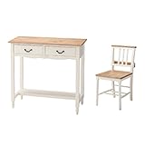 FRENCH SHABBY デスクセット(デスク+チャーチチェア単品) (完成品) 【AC035245】