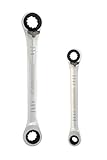 Channellock 38053 Uni-Fit 4-In-1 Ratcheting Wrenches, 2-Piece [並行輸入品]