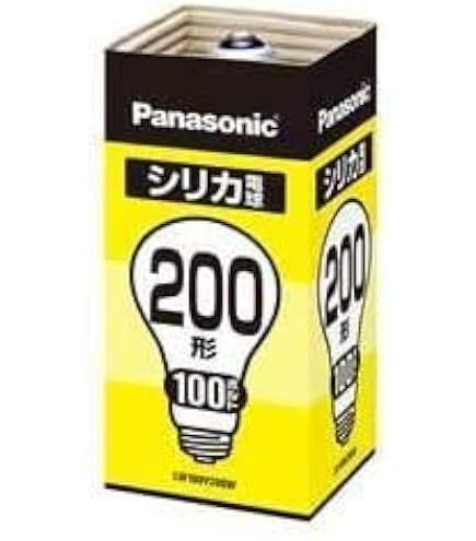 Amazon | パナソニック シリカ電球200形【1個入】 LW100V200W(NA