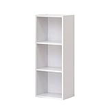 クロシオ A4ファイル収納 3段 ホワイト 幅40cm奥行29cm高さ102cm オフィス書棚