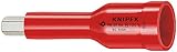 クニペックス KNIPEX 9839-08 (3/8SQ)絶縁ヘキサゴンソケット 1000V