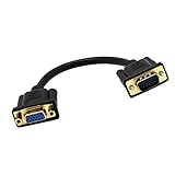 KESOTO 変換　アダプタ　ケーブル　VGA　オス - メスケーブル　モニター用　20cm　