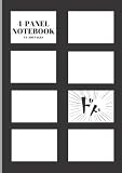 4-PANEL NOTEBOOK: 4コマ 漫画/コミック ノート 無地 A4 100ページ シリーズ 1