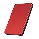 Docooler ポータブル外付けハードドライブ、2.5インチ外付けハードドライブ HDD、PC用USB 3.0、安定した伝送を備えたポータブルモバイルハードディスク、ノートパソコン/コンピューター/携帯電話用メタルハードドライブ