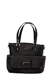cee cee & ryan 'Lisa' Baby Bag/Diaper Bag - Carryall Tote Black [並行輸入品]