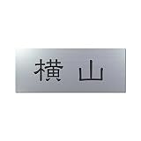 丸三タカギ 彫り込み済表札 アクリル APY2-S-1-1-横山 【完成品】
