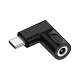 CY 90 度DC ジャック 5.5 * 2.1mm 入力から USB-C タイプ C 電源プラグ充電アダプタ ラップトップ電話用