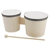 Darice Wood Bongos with Stick, Unpainted おもちゃ [並行輸入品]