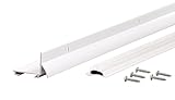 M-D Building Products 81935 36-Inch DB001 L-Shaped Door Bottom with Drip Cap, White [並行輸入品]
