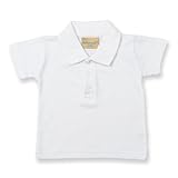 Larkwood Baby/Toddler Polo Shirt White 24-36 by Larkwood