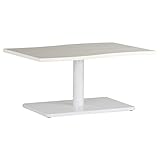 arne ローテーブル 木製 おしゃれ センターテーブル 幅90 奥行60 高さ42 日本製 デザインテーブル River9060L ホワイト 白 WHW×WH