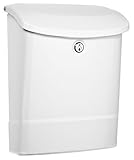 Parkside Locking Wall Mount Mailbox, Letterbox, Postbox White by ARCHITECTURAL MAILBOXES [並行輸入品]
