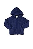 SaluteTiti(サルテティティ)男児ジャガード空気層フード付きジャケット(110cm　ネイビー)