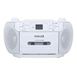 Maxell ポータブルCDラジオカセットレコーダー ホワイト MXCR-100