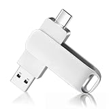 2TB 大容量 USBメモリ 大容量 USB&Type-C メモリ 外付けメモリ 360度回転 パソコン ノートパソコンに共通で使用可能 合金製 防水 防塵 耐久性 高速 Type-C シルバー