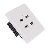 Sharplace 従来　USB壁面電源ソケット　充電器　壁コンセント　実用的　耐久性　全6タイプ選べる　 - タイプ6