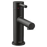 Moenアライン バスルーム用蛇口 ワンハンドル 高円弧 6190BL 1