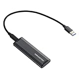 プリンストン 外付けSSD 480GB USB3.1 Gen 2 3D TLC NAND NVMe SSD PS4 PC Mac対応 PHD-PS480GU