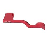 サムアップグリップ、アルミ合金人間工学に基づいたデザイン、ホットシューサムアップレストハンドグリップ、A7M4 A7R4 A7R5 A7M5 カメラ用 (赤)