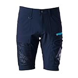 [アイズフロンティア] エアーダクトA.D. ストレッチ ハーフパンツ 3283 作業服 M 2ネイビー