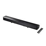 サンワダイレクト サウンドバー 2.1ch 60W Bluetooth/光デジタル/3.5mm/RCA リモコン付 サブウーファー×2 テレビ スピーカー 400-SP081